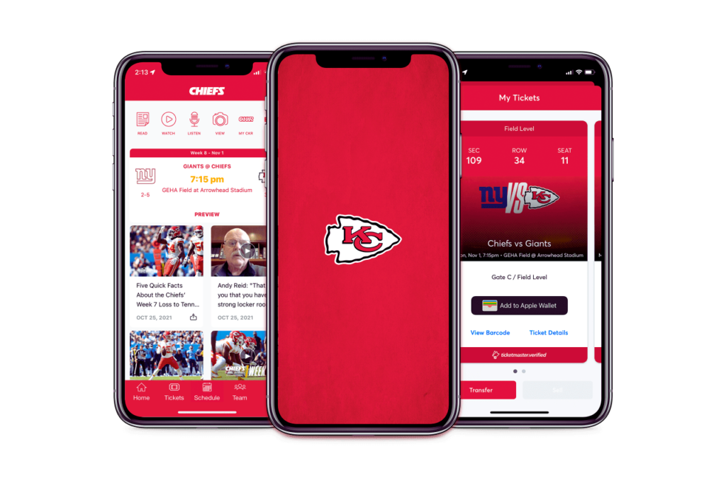 Mobile Apps for Chiefs Fans